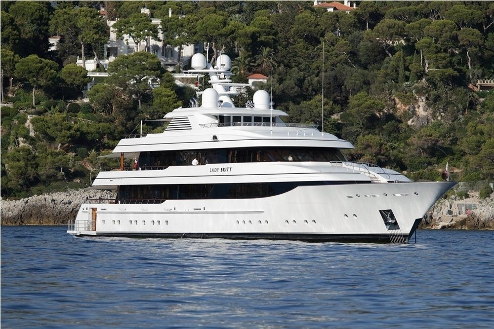 who owns lady britt yacht